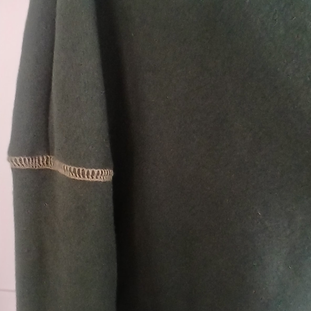 PrettyGarden Women's Green Hooded  Sweatshirt Half Zip.  Sz XL....NWT - Picture 3 of 9